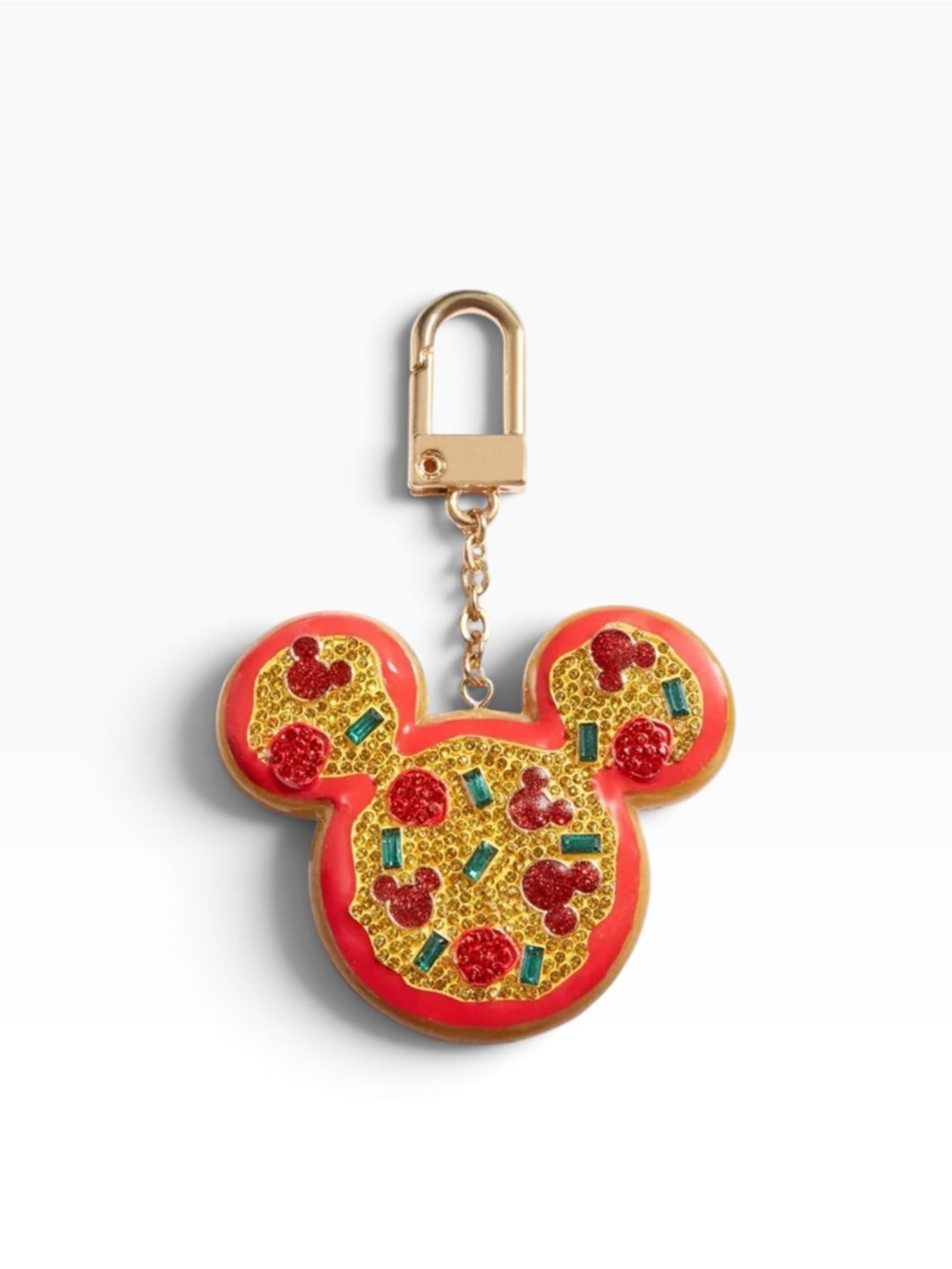 Mickey Mouse Disney Pizza Bag Charm Keychain - Picture 3 of 6